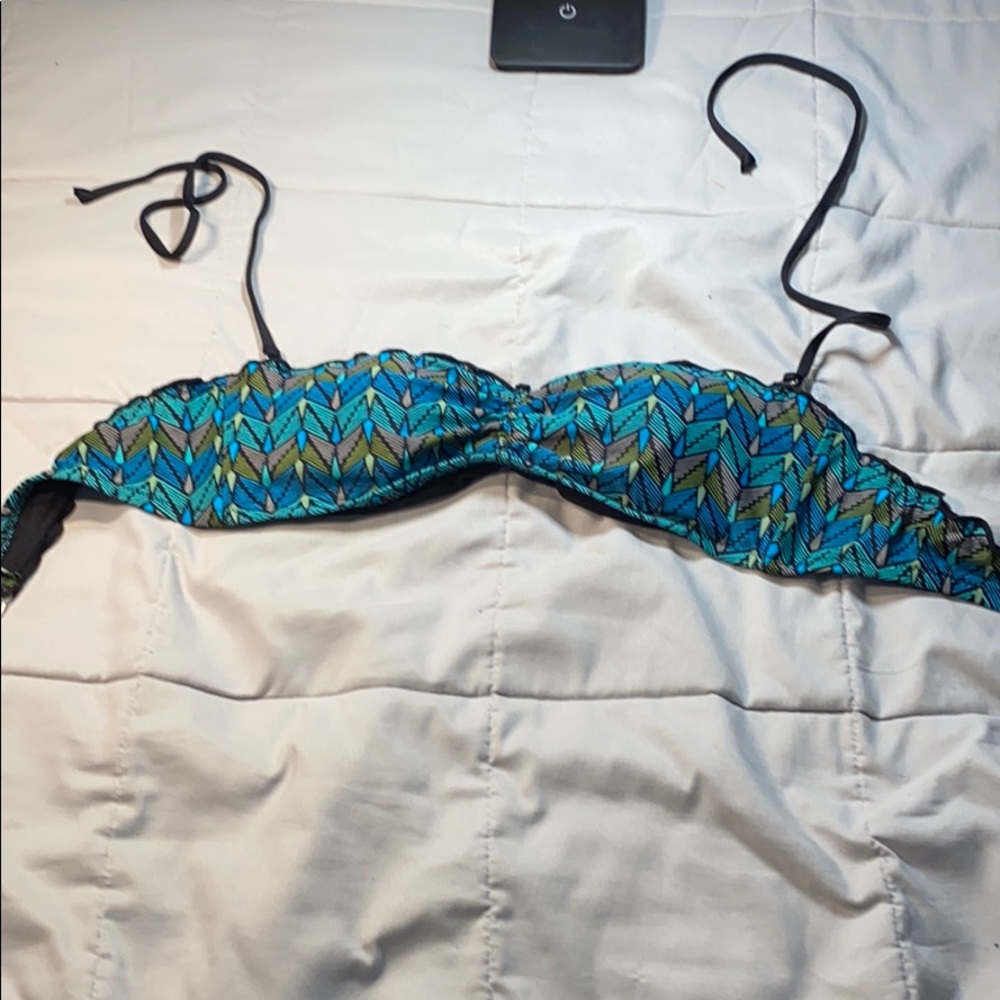 Small Bikini Top Blue/Green